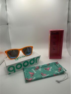 Goodr The OG Donkey Goggles Orange Polarized Sunglasses